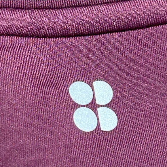 Sweaty Betty Scuba Drawstring Neoprene Purple Sweatshirt - XXL - Picture 6 of 8